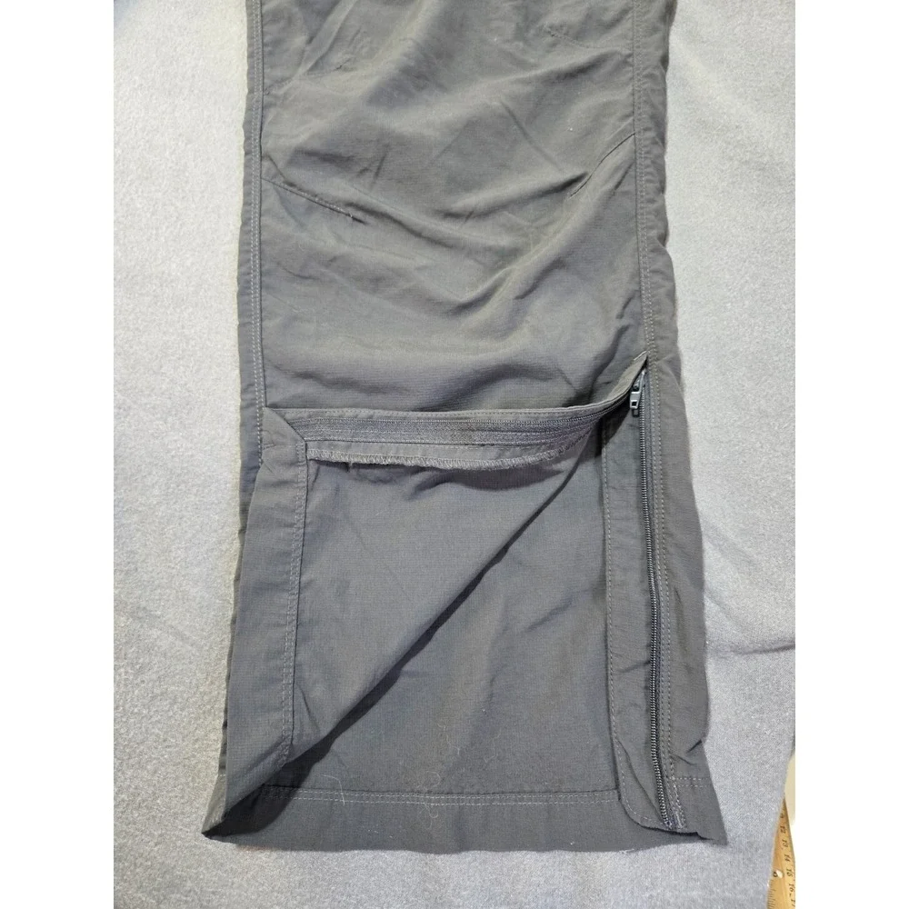The North Face Mens Paramount Convertible Hiking Cargo Pants Grey Large Short